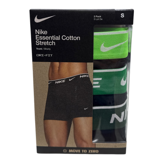 Boxer Nike TRUNK 3PK nero verde cotone - boxer - Nike