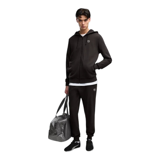 Tuta PUMA Con Zip e Cappuccio Total Nero - tuta - puma