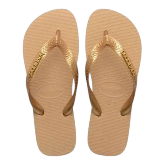 Havaianas TOP logo metalic golden - Infradito - Havaianas