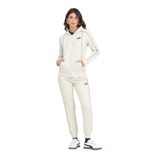 Tuta Puma ESS ANIMAL FZ HOODie  Beige leopard - Tute - puma