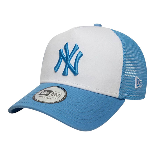 New era Cap Trucker NY Azzurro - Cappelli - New Era