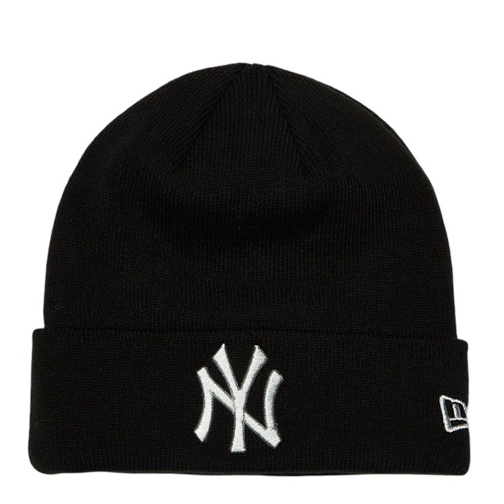:New Era Cap New York Yankees Beanie Black Silver - Cappelli - New Era