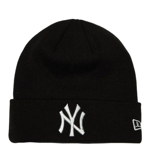 :New Era Cap New York Yankees Beanie Black Silver - Cappelli - New Era