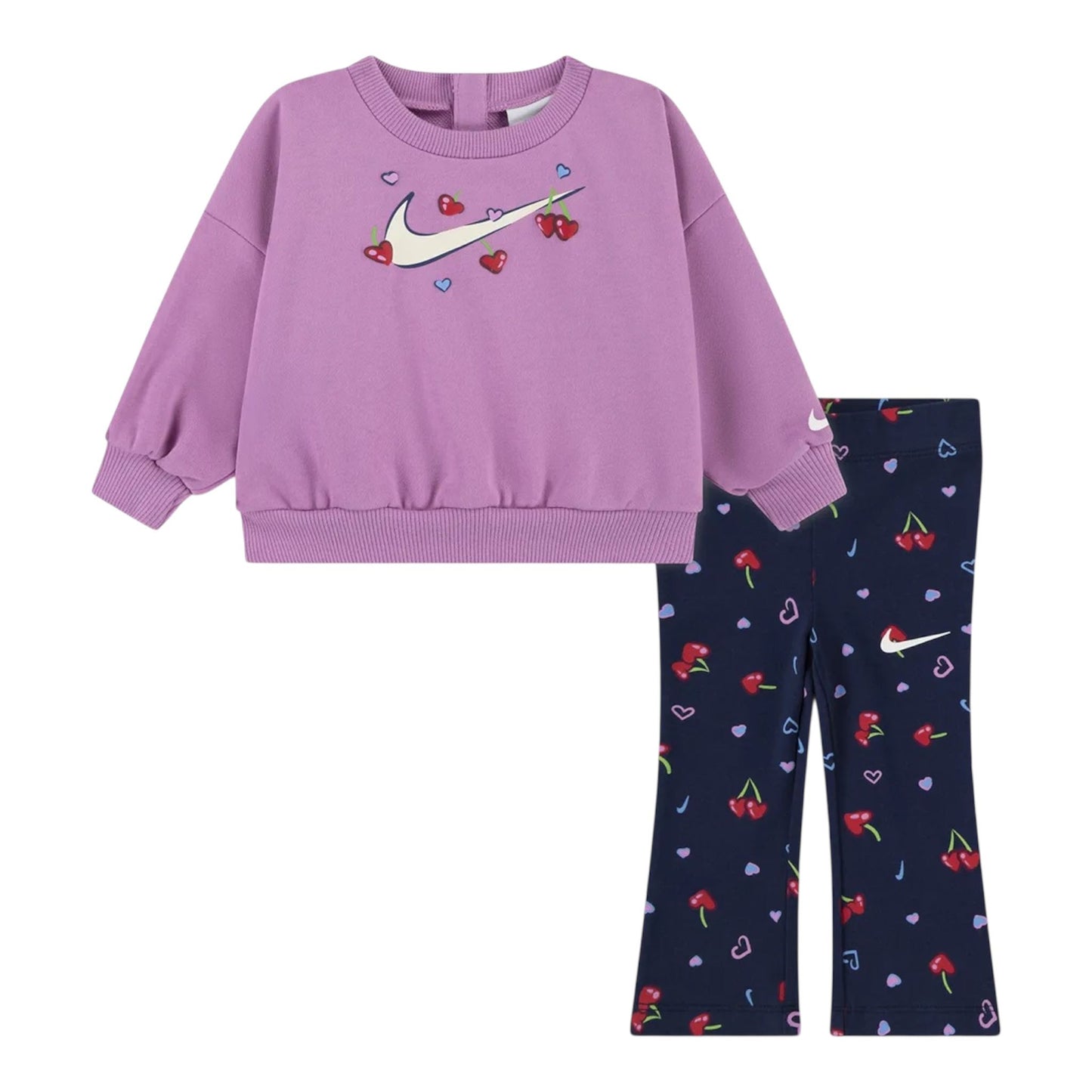 Tuta Nike CREW LEGGING SET strawberry cotone gazrato - Tute - Nike