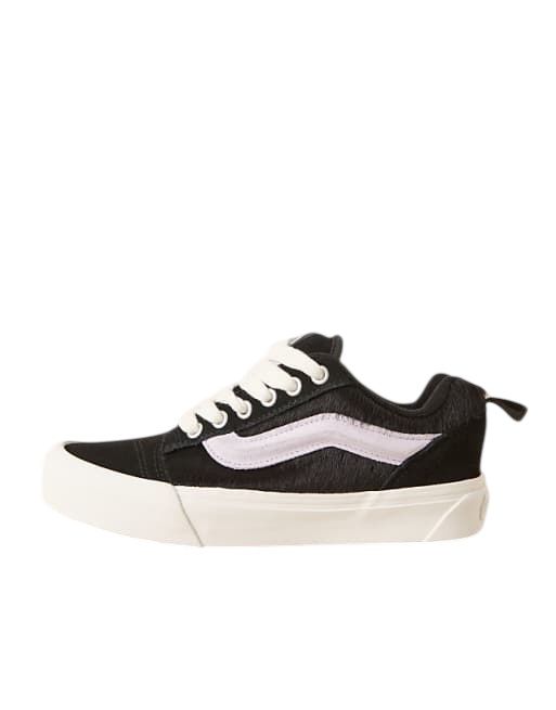 Vans knu skool pony hair black liliac - Scarpe - Vans