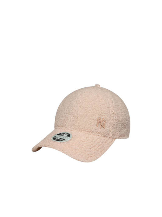 NEW ERA Cappello con Visiera 9FORTY NY Yankees MLB Borg rosa da Donna -  - New Era