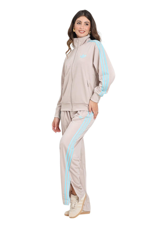 Tuta adidas adicolor Classic Firebird beige azzurra - Tute - adidas