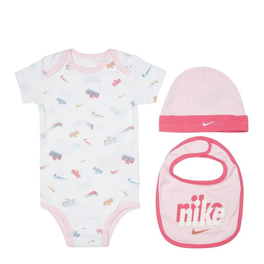 NIke Box set neonati Bianco rosa - SET - Nike