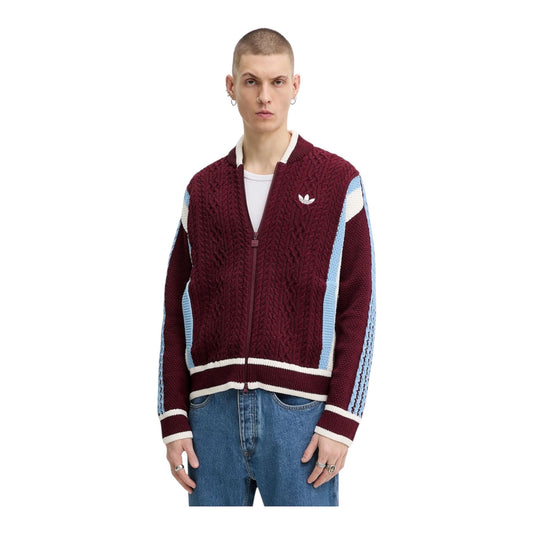 Cardigan Adidas Wicons Bordeaux celeste - Felpe - adidas