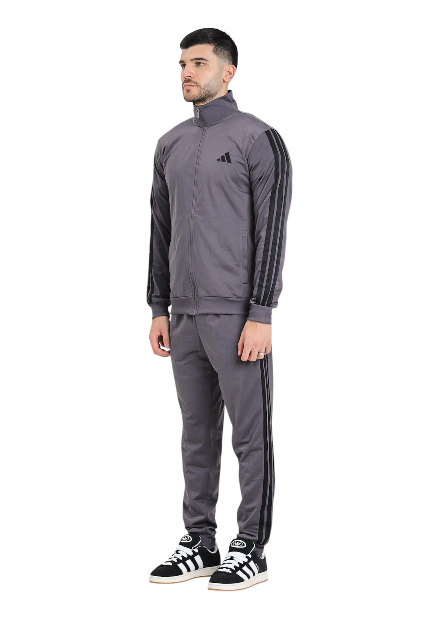 Tuta Adidas Purple dark Grey  con strisce 2025 - Tute - adidas
