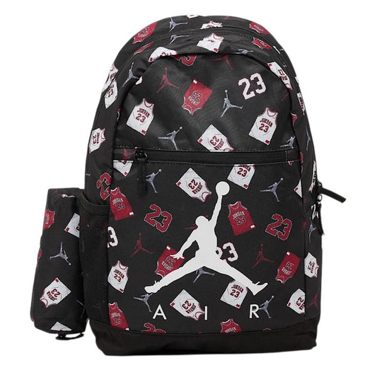 Zaino Jordan AIR SCHOOL BACKPACK nero rosso con astuccio - Zaini - Jordan