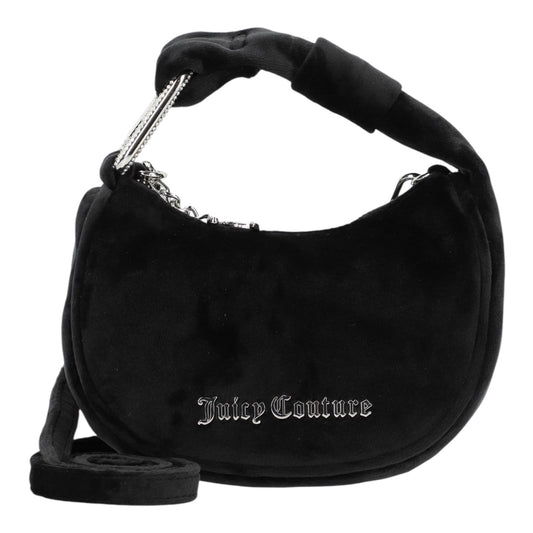 Juicy BLOSSOM MICRO HOBO POLYESTER Black - Borse - Juicy