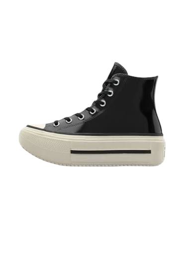 Converse Platform LIFT DOUBLE STACK HIgh Black Lucide - Scarpe - CONVERSE