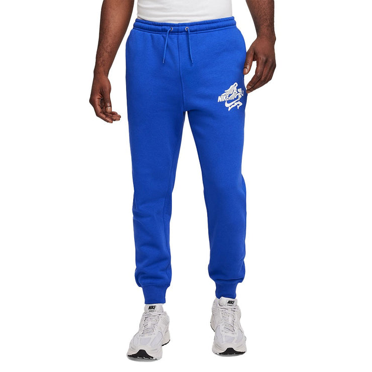 Nike M NK CLUB BB JOGGER NVLTY game royal - Pantaloni - Nike