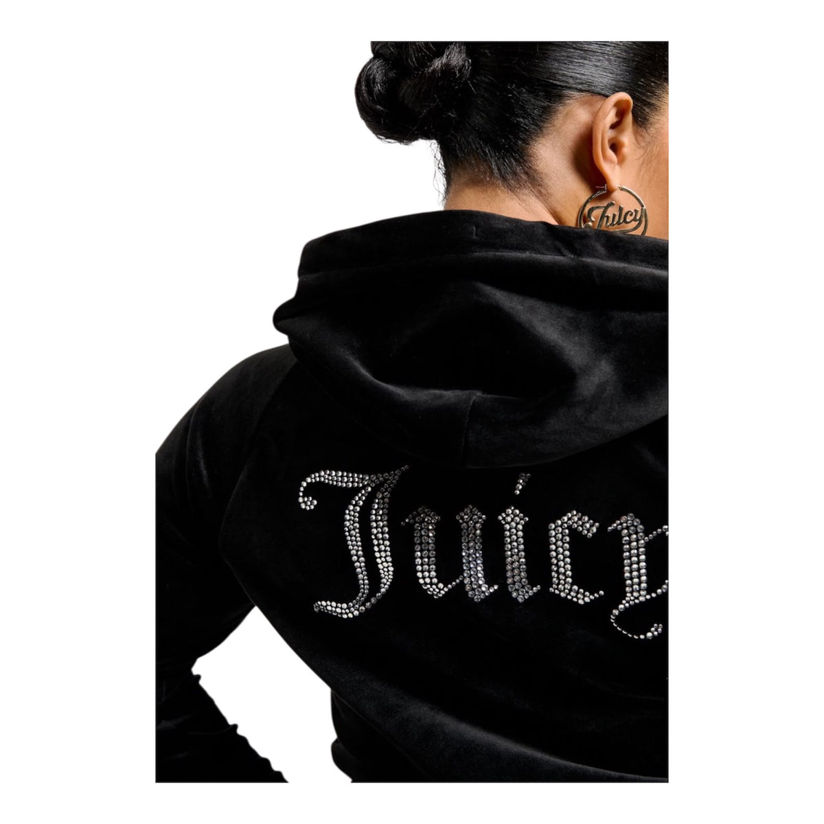 Felpa Crop Juicy Couture Black - felpa - Juicy