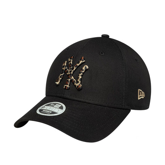 Cappello New Era Nero New York Yankees LEOPARD INFILL 9FORTY - Cappelli - New Era