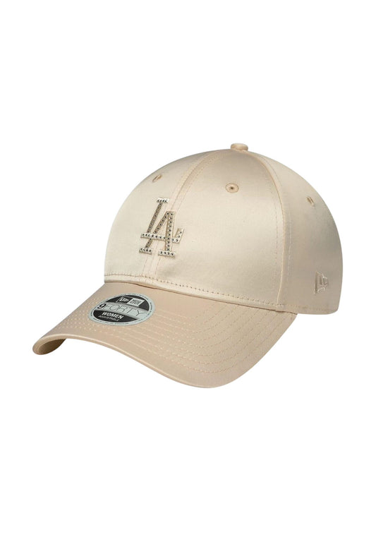 NEW ERA Cappello con visiera 9FORTY LA Dodgers MLB Satin Rhinestone panna da donna - Cappelli - New Era