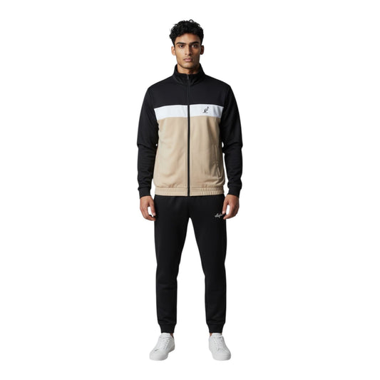 Tuta Australian THEORY IN FELPA ELASTICIZZATA Blu scuro beige - tuta - Australian