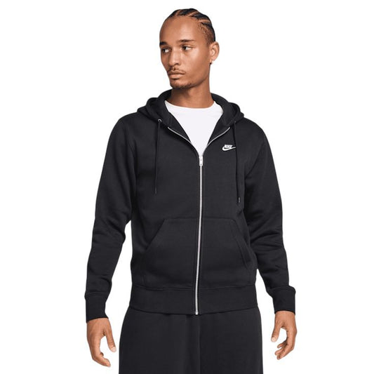 Felpa Nike CLUB BB PO HOODIE con zip Nera - Felpe - Nike