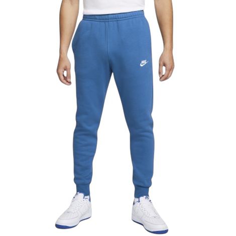 Pantalone Nike CLUB BB JOGGER felpato blu royal - Pantaloni - Nike