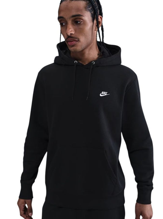 felpa NIke Club Hoodie Black - Felpe - Nike