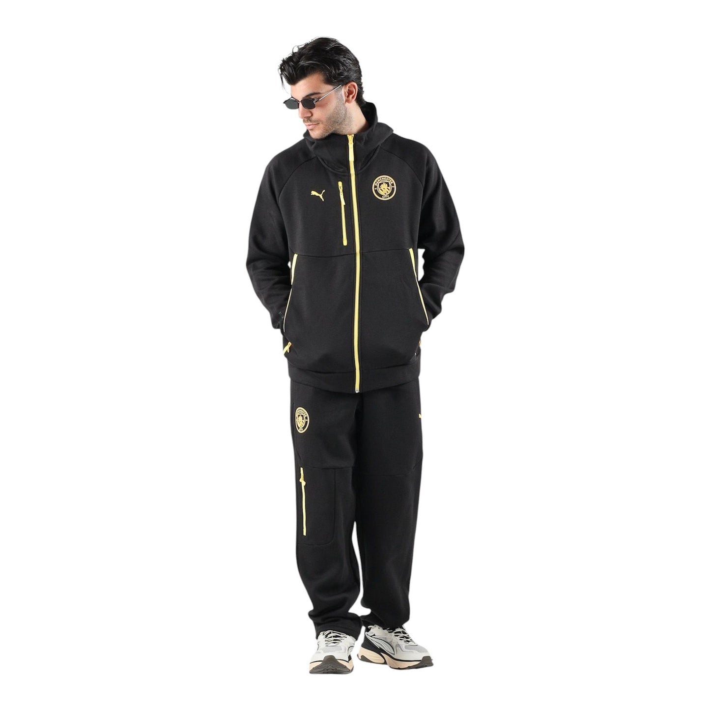 Tuta Puma Felpata tech  Borussia Dortmund Black - Tute - puma