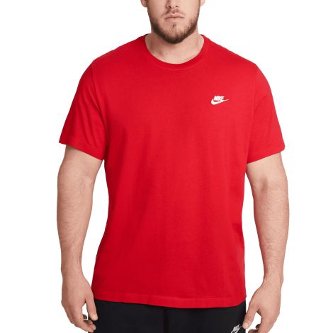 T Shirt Nike Club basic Tee Red - T-Shirt e Polo - Nike