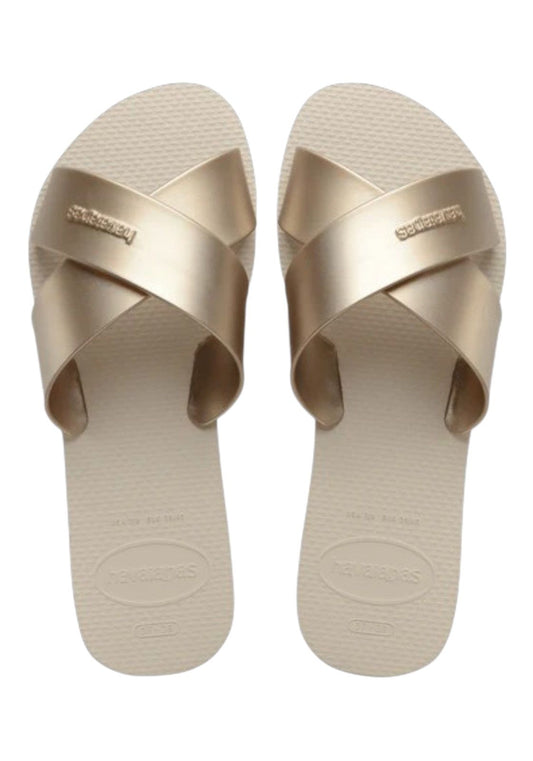 Havaianas Aqua metal beige - pantofole - Havaianas