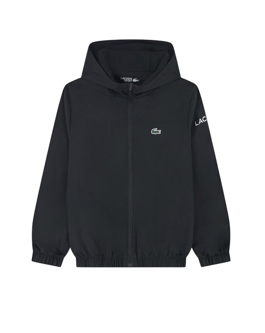 Tuta Lacoste Bianco microfibra total black - Tute - Lacoste