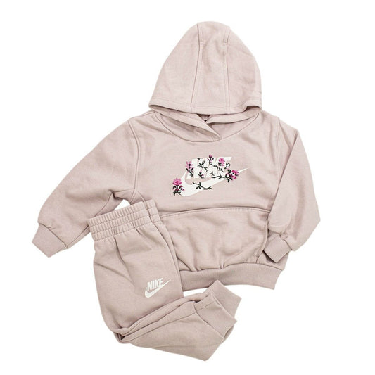 Tuta Nike bambina rosa  NKG PO HOODIE JOGGER FT - Tute - Nike