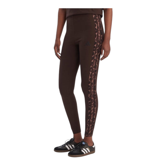 Adidas legging marrone leopard - leggings - adidas