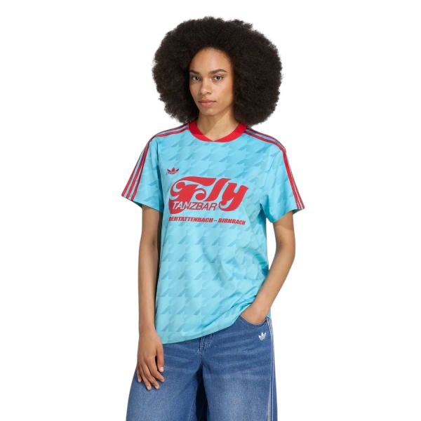 Adidas Footie jersey Celeste Rossa - T-Shirt e Polo - adidas