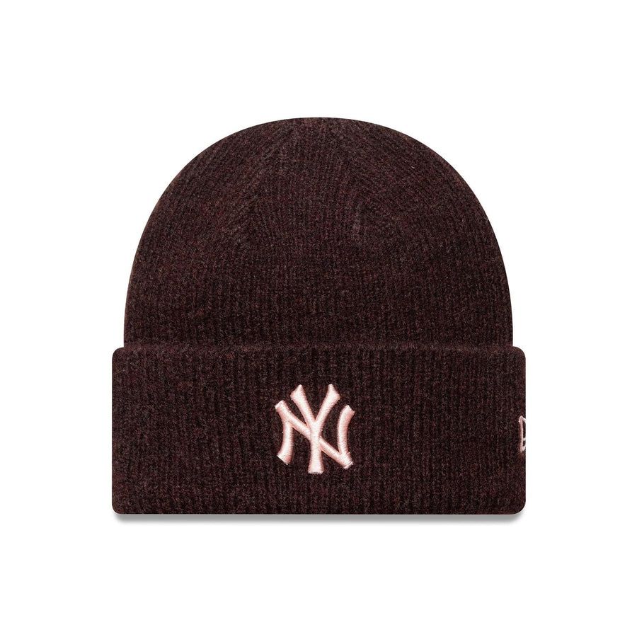 Cappello in lana New Era New York Yankees Beanie Bordeaux rosa - Cappelli - New Era