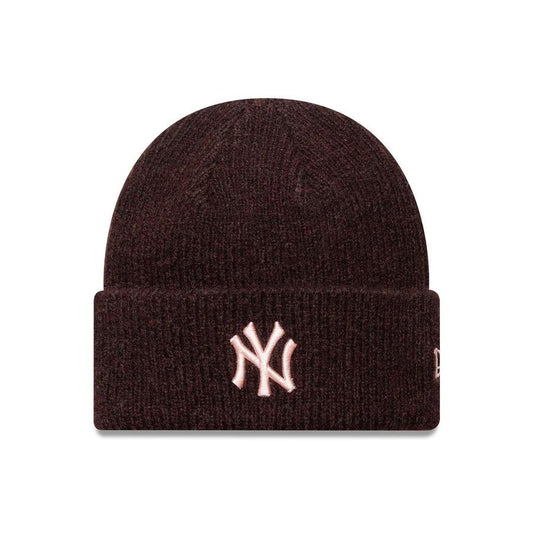 Cappello in lana New Era New York Yankees Beanie Bordeaux rosa - Cappelli - New Era