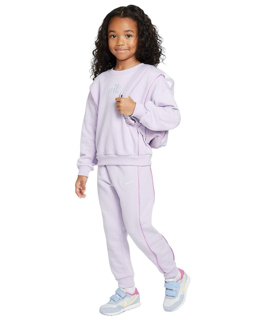 Tuta Bambina 36M606-P6I NKG ESSENTIALS CREW SET - Tute - Nike