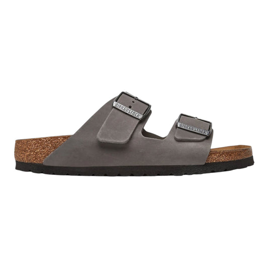 Birkenstock  Arizona velvet gray  - Calzata Stretta - sandalo - Birkenstock