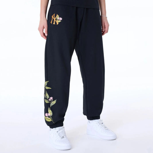 New Era 60596557 WMNS MLB FLORAL JOGGER NEYYAN - Pantaloni - New Era