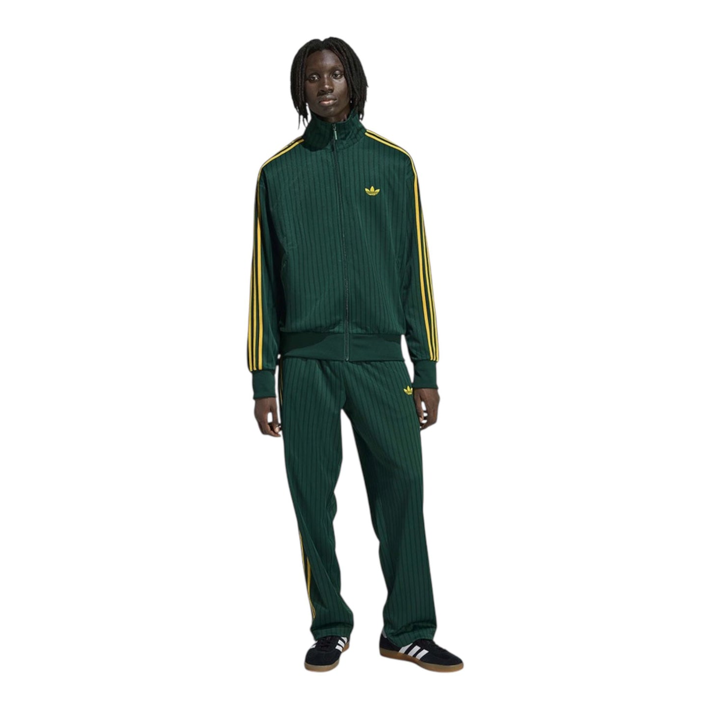 Tuta Adidas Firebird Verde Gialla striata - Tute - adidas