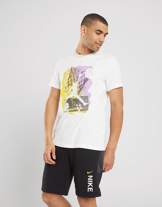 T shirt Jordan white purple - T-Shirt e Polo - Jordan