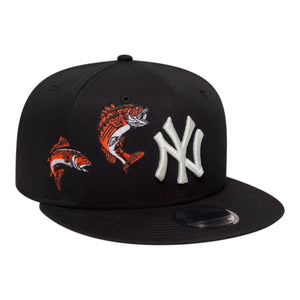 Cappello New Era cap MLB 9Fifty visiera piatta Black Carpa - Cappelli - New Era