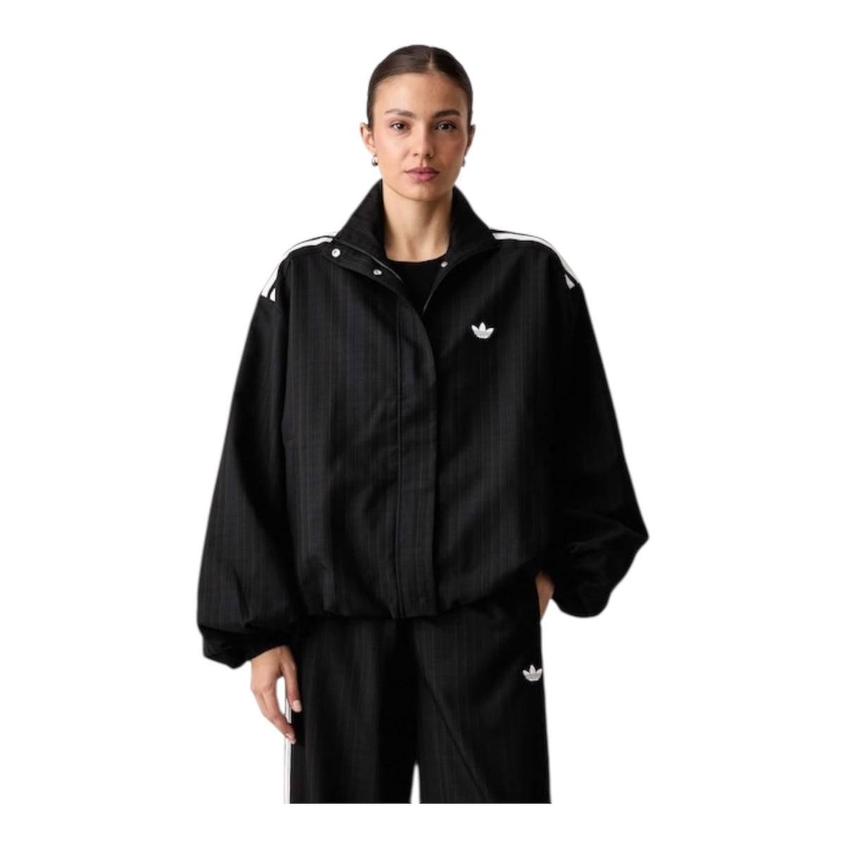 Adidas Tuta BLOUSY CHECK  Top Nero - tuta - adidas