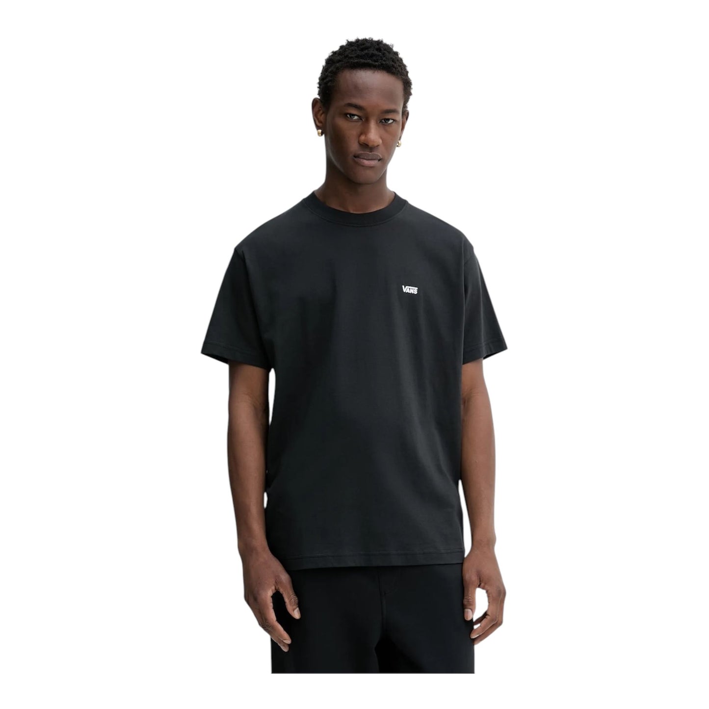 T shirt Vans left chest logo piccolo Black 2 - T-Shirt e Polo - Vans