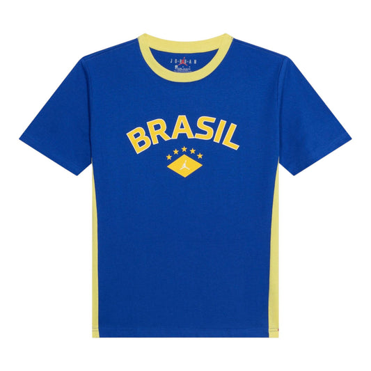 T shirt Jordan Brasil Blu gialla - T-Shirt e Polo - Jordan