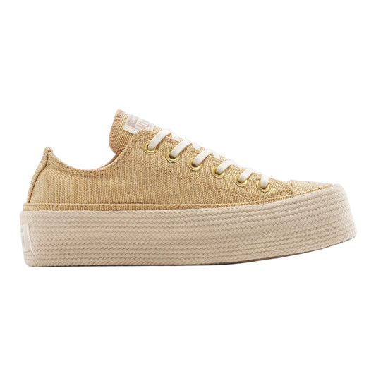 Converse Espadrille Platform  Oro basse - Scarpe - CONVERSE