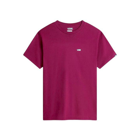 T shirt Vans left chest logo piccolo Fucsia - T-Shirt e Polo - Vans