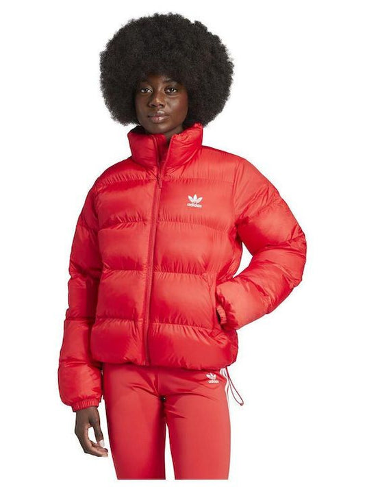 Adidas Short Puffer rosso - Giubbotto - adidas