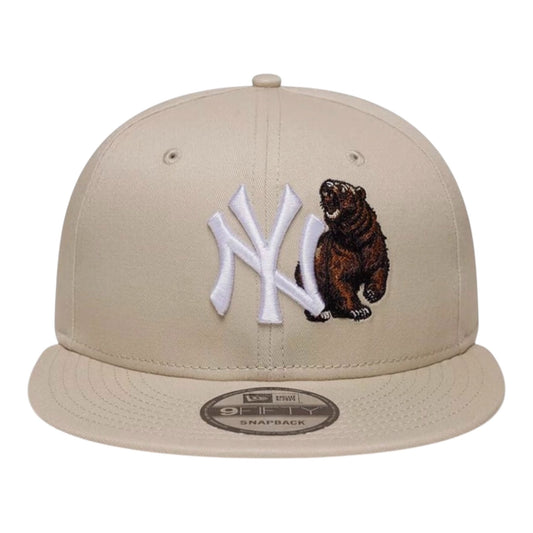 Cappello New Era cap MLB 9Fifty visiera piatta Beige Bear - Cappelli - New Era