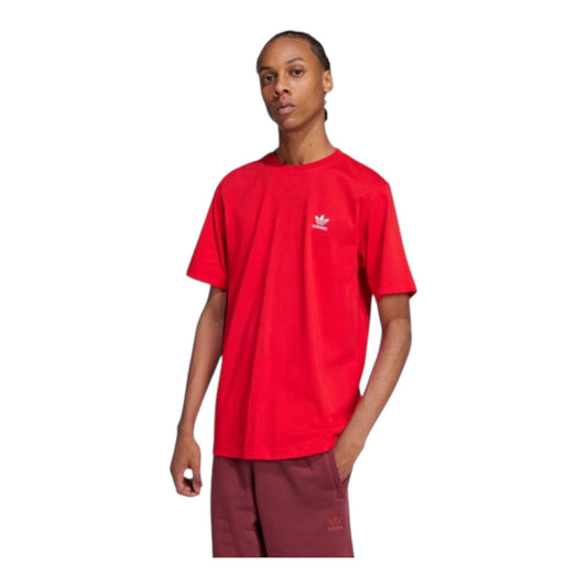 T Shirt Adidas trefoil essential rosso - T-Shirt e Polo - adidas
