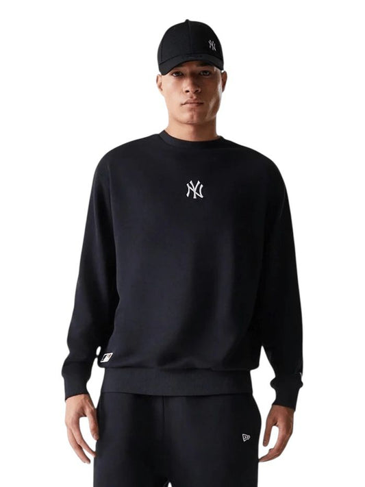 Felpa New era girocollo blu cotone garzato - Felpe - New Era