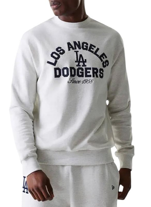 Felpa New era LA Dodgers girocollo grigia - Felpe - New Era